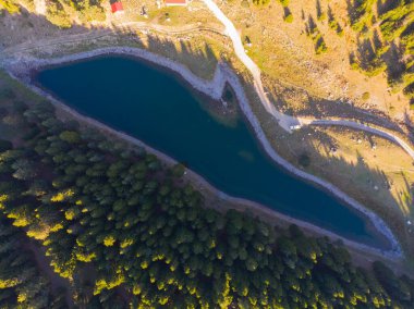 Savsat doğa parkı, manzara, göller ve dağlar, hava manzarası, Artvin - Türkiye