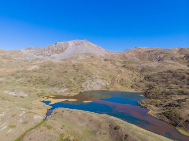 Savsat doğa parkı, manzara, göller ve dağlar, hava manzarası, Artvin - Türkiye
