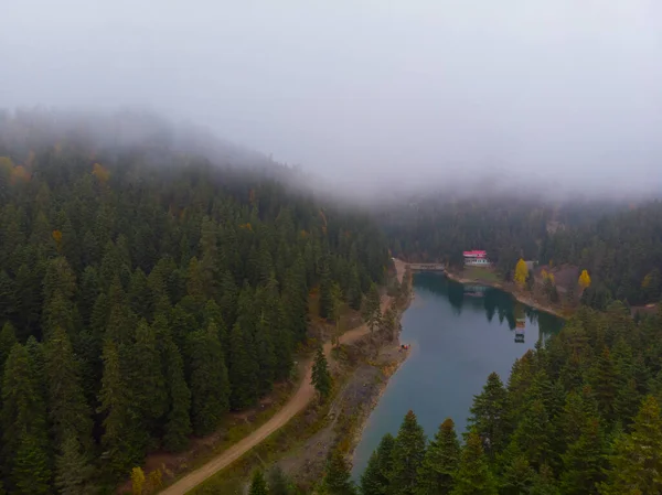 アクゴル湖自然公園 空中ビュー ソップ トルコ — ストック写真