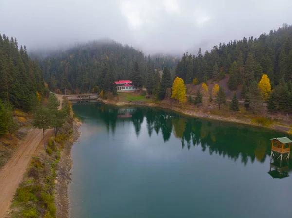 Přírodní Park Akgol Lake Letecký Výhled Sinop Turecko — Stock fotografie