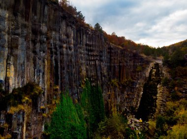 Bazalt uçurumları Doğa Parkı, hava manzarası, Sinop - Türkiye