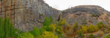 Bazalt uçurumları Doğa Parkı, hava manzarası, Sinop - Türkiye
