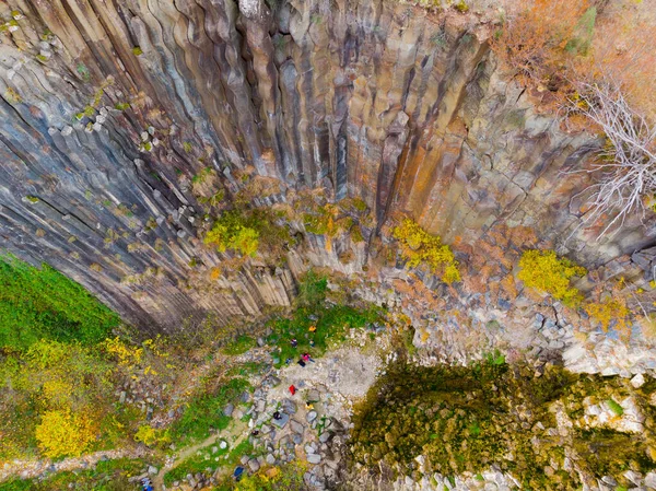 Basalt Cliffs Nature Park Aerial View Sinop Turkey — 图库照片