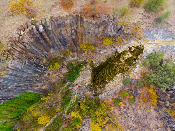 Природний Парк Базальтові Скелі Вигляд Повітря Сіноп Туреччина — стокове фото