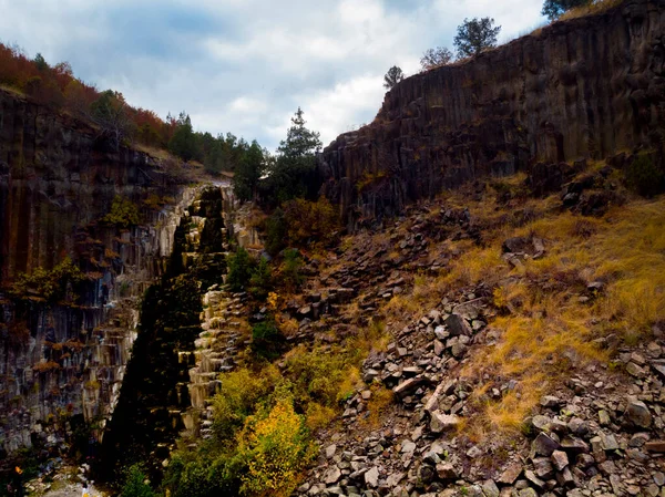 Basaltklippen Naturpark Luftaufnahme Sinop Türkei — Stockfoto