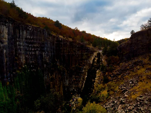 Basalt Sziklák Természeti Park Légi Kilátás Sinop Törökország — Stock Fotó