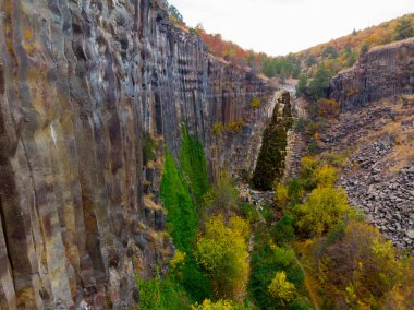 Bazalt uçurumları Doğa Parkı, hava manzarası, Sinop - Türkiye