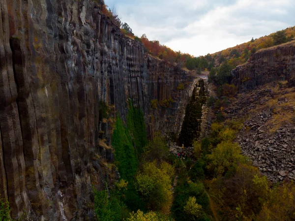 Природний Парк Базальтові Скелі Вигляд Повітря Сіноп Туреччина — стокове фото