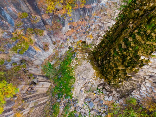 Basalt Cliffs Nature Park Aerial View Sinop Turkey — 图库照片