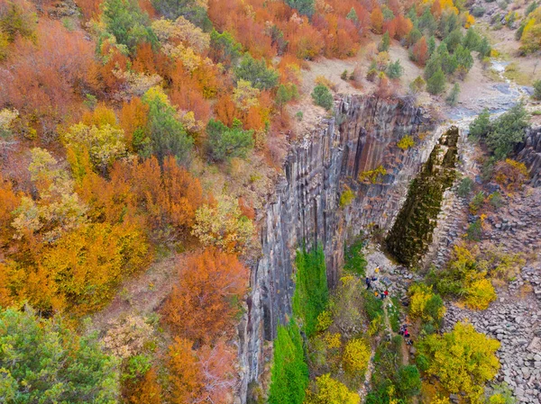 Bazalt Uçurumları Doğa Parkı Hava Manzarası Sinop Türkiye — Stok fotoğraf