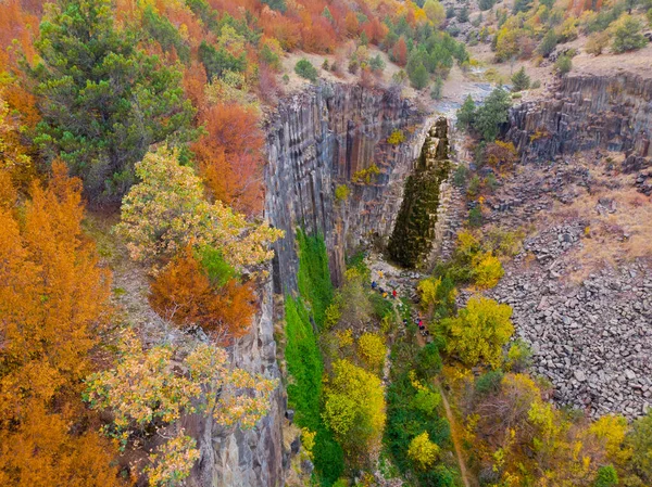 Bazalt Uçurumları Doğa Parkı Hava Manzarası Sinop Türkiye — Stok fotoğraf