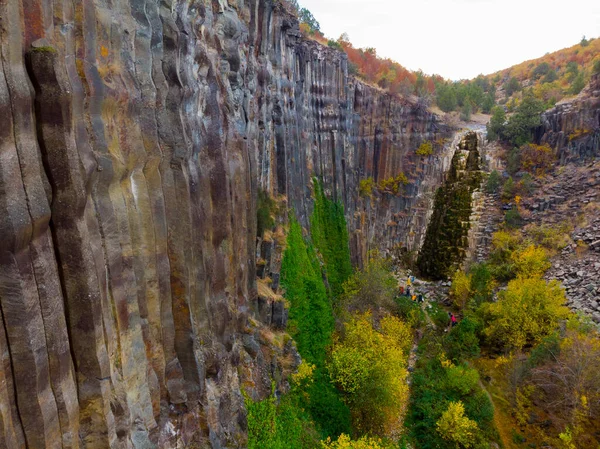 Природний Парк Базальтові Скелі Вигляд Повітря Сіноп Туреччина — стокове фото