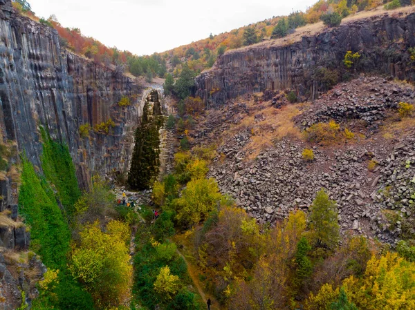 Природний Парк Базальтові Скелі Вигляд Повітря Сіноп Туреччина — стокове фото