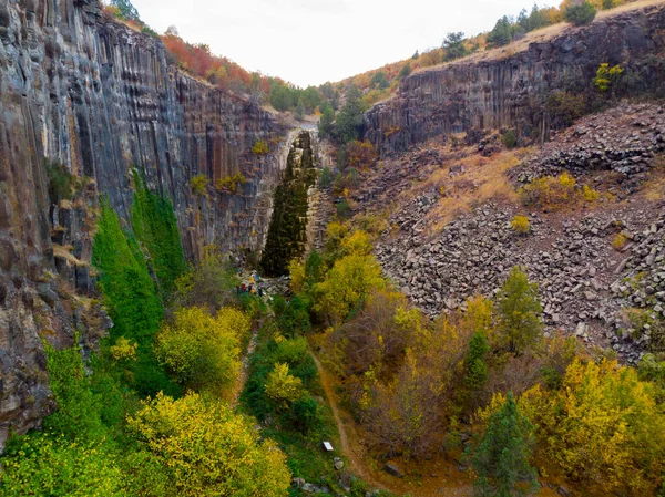 Природний Парк Базальтові Скелі Вигляд Повітря Сіноп Туреччина — стокове фото