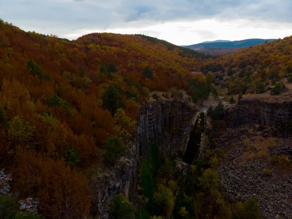 Природний Парк Базальтові Скелі Вигляд Повітря Сіноп Туреччина — стокове фото