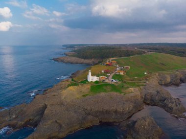INCEBURUN deniz feneri, hava manzarası, Sinop - Türkiye