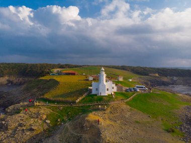 INCEBURUN deniz feneri, hava manzarası, Sinop - Türkiye