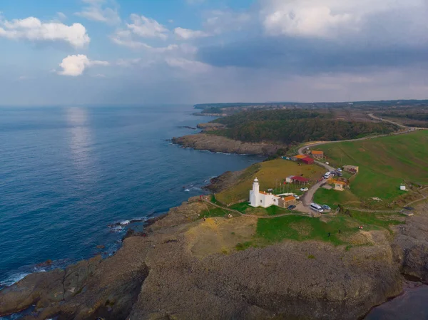 Faro Inceburun Vedute Aeree Sinop Turchia — Foto Stock