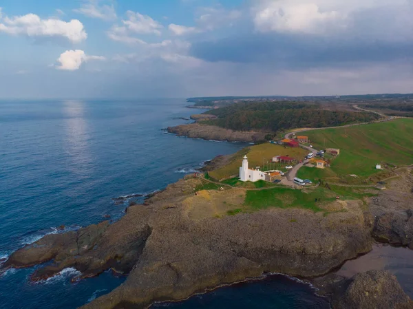 Faro Inceburun Vedute Aeree Sinop Turchia — Foto Stock