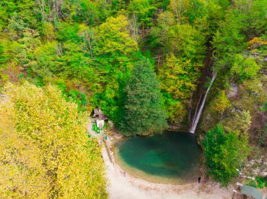 Erfelek Şelalesi, hava manzarası, Sinop - Türkiye