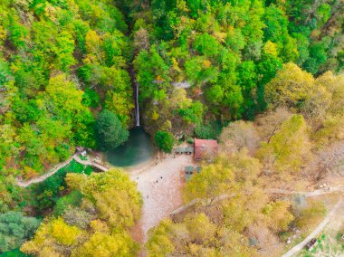 Erfelek Şelalesi, hava manzarası, Sinop - Türkiye