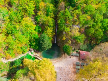Erfelek Şelalesi, hava manzarası, Sinop - Türkiye