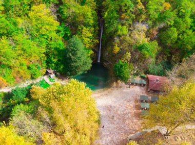 Erfelek Şelalesi, hava manzarası, Sinop - Türkiye