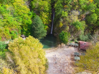 Erfelek Şelalesi, hava manzarası, Sinop - Türkiye