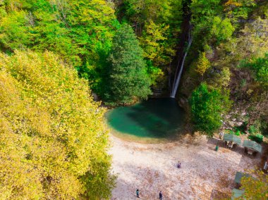 Erfelek Şelalesi, hava manzarası, Sinop - Türkiye
