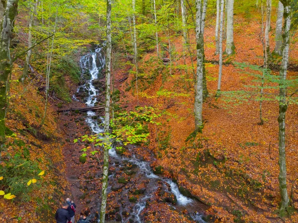 Bolu Seven Lakes National Park Αεροφωτογραφία Στην Τουρκία — Φωτογραφία Αρχείου