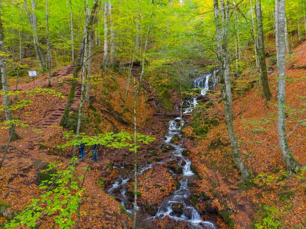 Bolu Seven Lakes National Park Αεροφωτογραφία Στην Τουρκία — Φωτογραφία Αρχείου