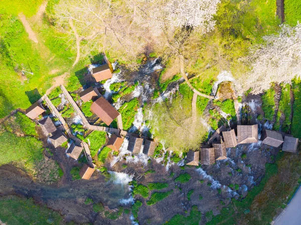 Jajce Town Pliva Waterfall Bosnia Herzegovina — Stock Photo, Image