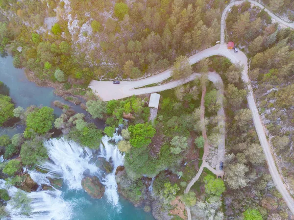 Cascada Kravica Menudo Llamada Erróneamente Kravice Una Gran Cascada Agua —  Fotos de Stock