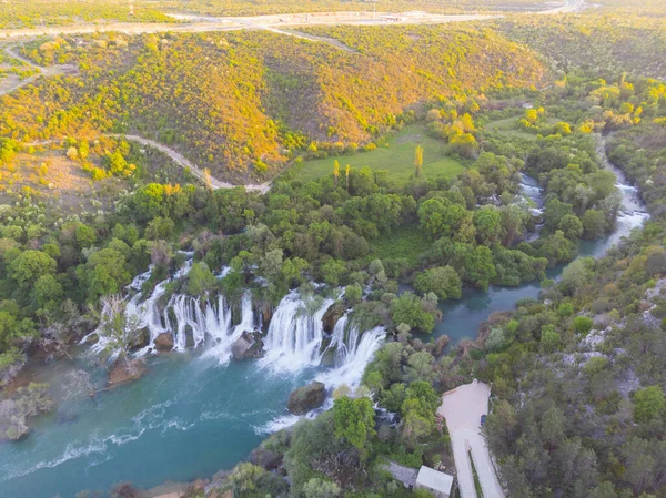 Kravica Waterval Vaak Ten Onrechte Kravice Genoemd Een Grote Waterval — Stockfoto