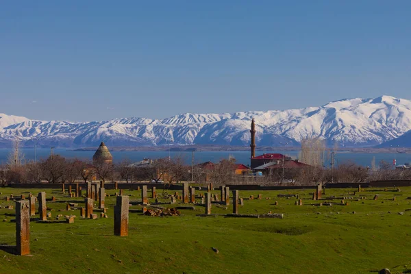 Seljuk Cementerio Ahlat Las Lápidas Notables Islámicos Medievales — Foto de Stock