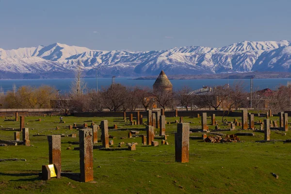 Seljuk Cementerio Ahlat Las Lápidas Notables Islámicos Medievales — Foto de Stock