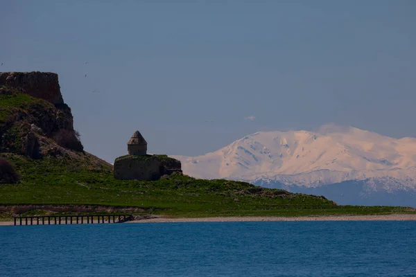Όρος Ararat Agri Dagi Βουνό Ουρανός Ηφαίστειο Igdir Τουρκία Μέση — Φωτογραφία Αρχείου