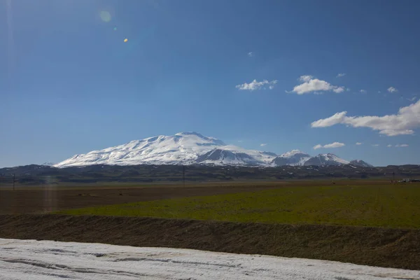 Ararat山 Agri Dagi山 天际线 Igdir 土耳其 — 图库照片