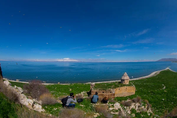 Carpanak Sland Suphan Berg Van Turkije — Stockfoto