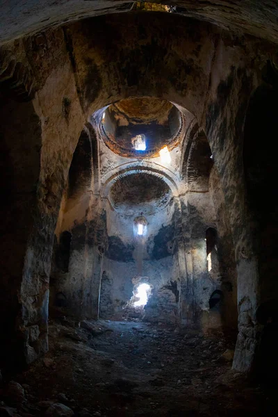 Ruinas Iglesia Altinsac Lago Van Turquía Religión Akdamar —  Fotos de Stock