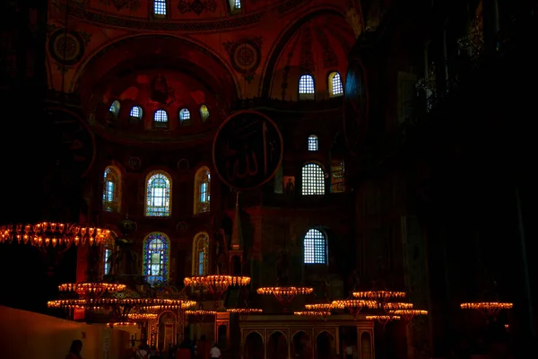 Hagia Sophia Church Mosque Istanbul World Famous Monument Byzantine Architecture — Stock Photo, Image