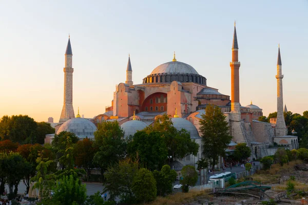 Exterior View Hagia Sophia Mosque Istanbul Turkey — Stock Photo, Image