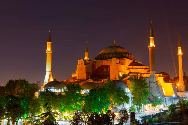 Зовнішній Вигляд Мечеті Святої Софії Стамбулі Туреччина — стокове фото