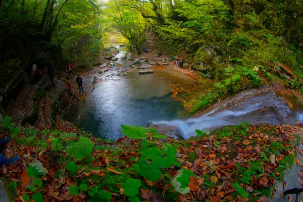 Erfelek Tatlica Waterfalls Scenic Outdoors — Stock Photo, Image