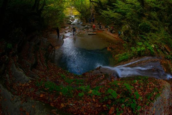 Erfelek Tatlica Waterfalls Scenic Outdoors — Stock Photo, Image