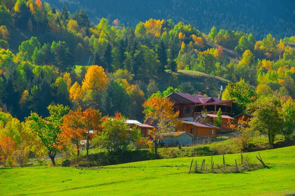 Amazing Village Photos Mountain Landscapes Savsat Artvin Turkey — Stock Photo, Image