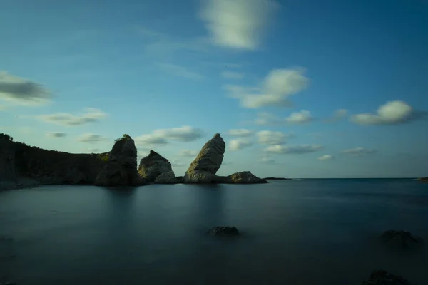 Hermosa Formación Rocosa Playa Sile Turquía — Foto de Stock