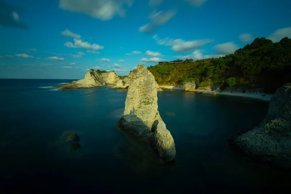 Hermosa Formación Rocosa Playa Sile Turquía — Foto de Stock