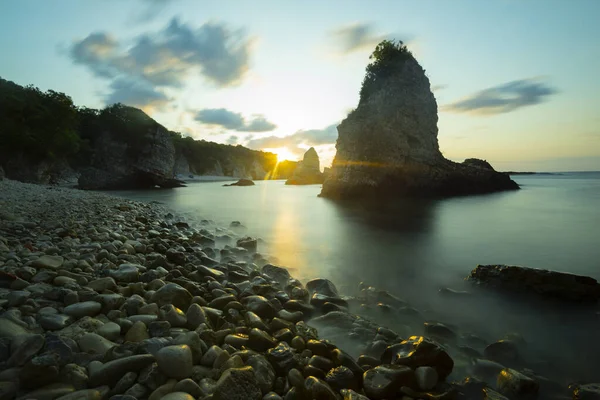 Hermosa Formación Rocosa Playa Sile Turquía — Foto de Stock