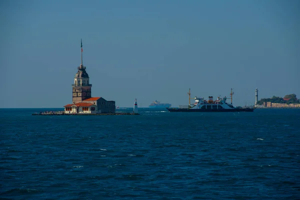 Bosphorus Pohled Istanbul Výlet Lodí — Stock fotografie